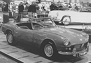 Spitfire4 at the 1962 London motor show